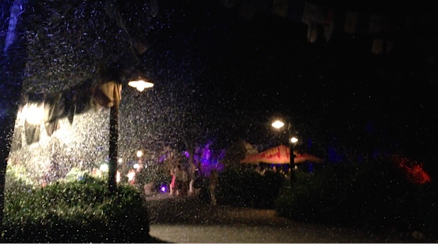 Fake snow machine rental and service for Disney